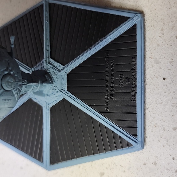 TIE Fighter Star Wars features Sound. 2003 Hallmark Keepsake Ornament New in box - Picture 3 of 10